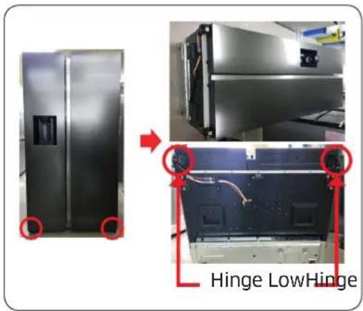 SAMSUNG RS68A8530S9 - Hinge Low - 1