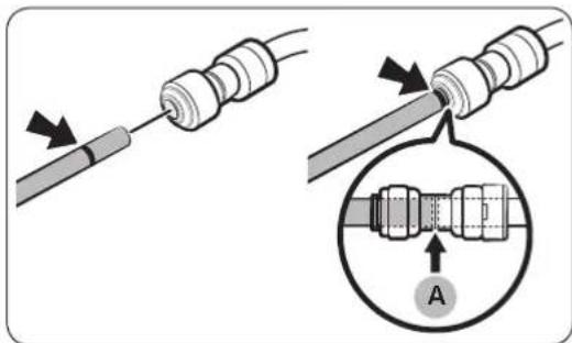SAMSUNG RS68A8530S9 - Reconnect the water hoses - 1