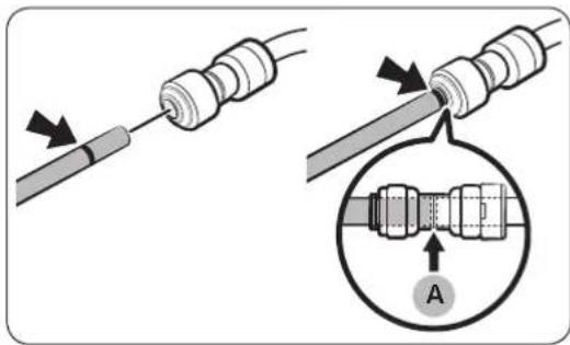 SAMSUNG RS68A8530S9 - A viztömlök visszakötese - 1