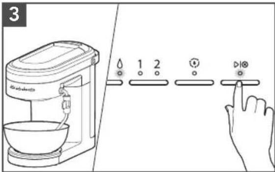 KITCHENAID KES6403 - SET UP OF GROUP HEAD DESCALING - 3