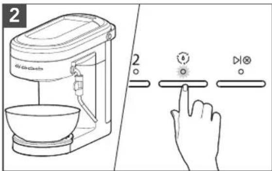 KITCHENAID KES6403 - CONFIGURATION DU DÉTARTRAGE DE LA TÊTE DU GROUPE - 2