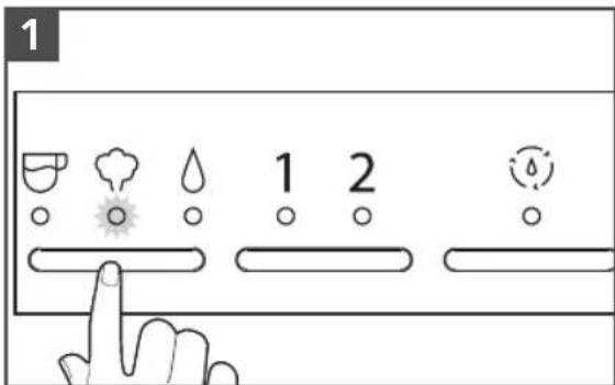 KITCHENAID KES6403 - USO DEL MODO DE VAPOR PARA LA LECHE - 1