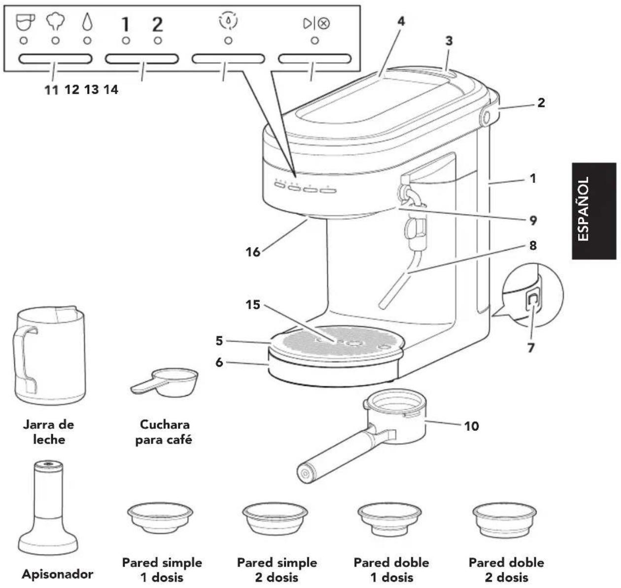 KITCHENAID KES6403 - En dehors des États-Unis et de Porto Rico : - 1