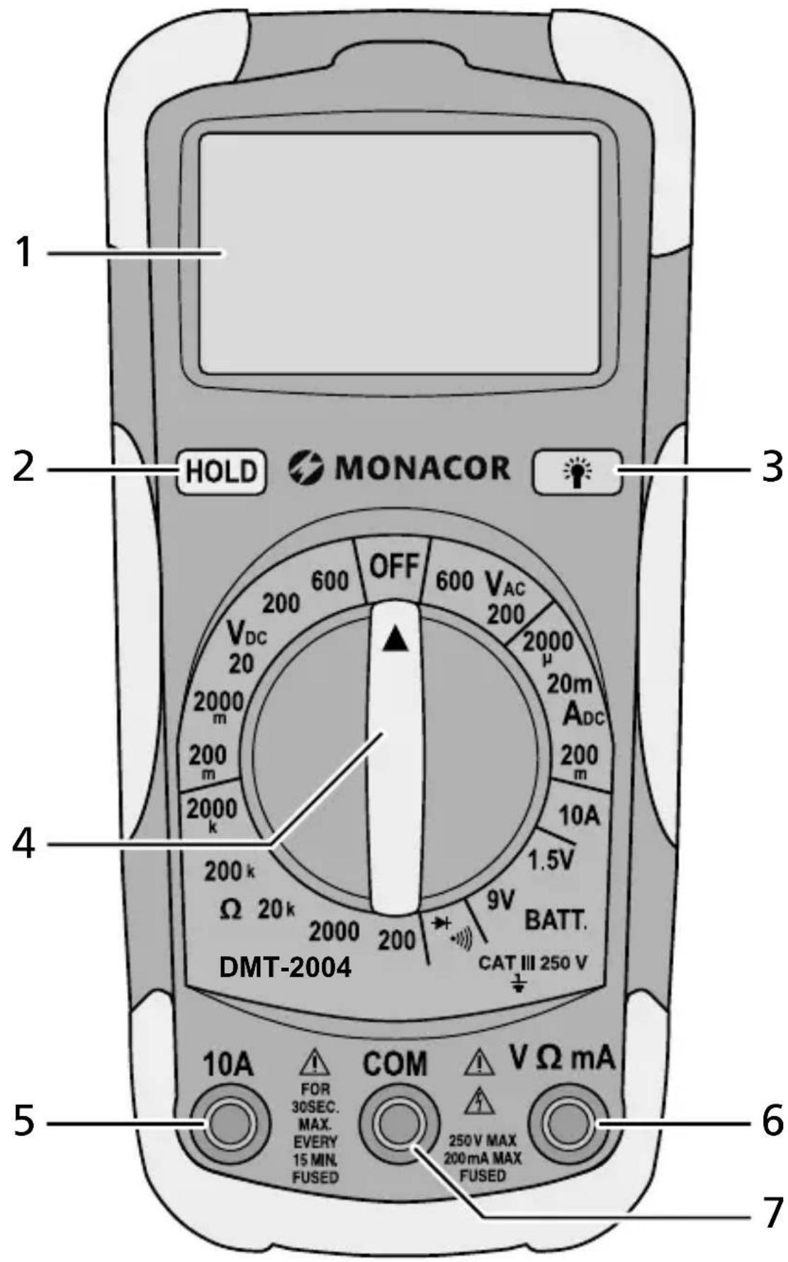 Monacor DMT2004 - 1