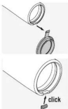 SWAROVSKI OPTIK NL Pure 12x42 - REMOVING THE OBJECTIVE LENS COVER - 1