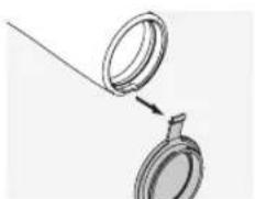 SWAROVSKI OPTIK NL Pure 12x42 - AFMONTERING AF OBJEKTIV-BESKYTTELSESDÄKSLET - 1