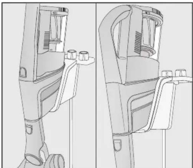 MIELE Triflex HX1 Facelift - Wandhalterung aufstecken - 2
