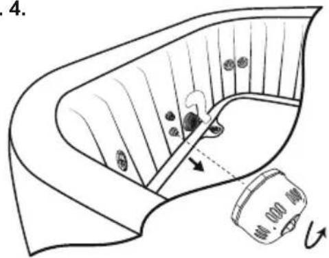 BESTWAY LayZSpa 60075 - ENTLEEREN DES WHIRLPOOLS - 3