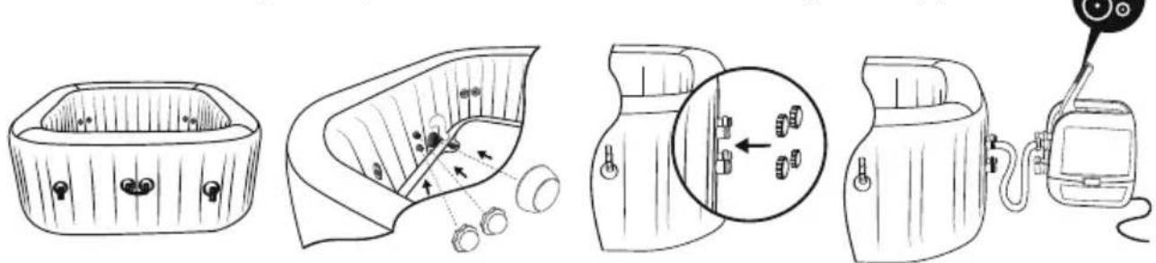 BESTWAY LayZSpa 60075 - TEXHINQUECKOE OBCJNYXINBAHNE - 1
