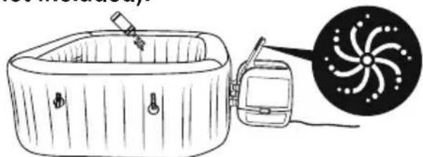 BESTWAY LayZSpa 60075 - Using chemical liquid (not included): - 1