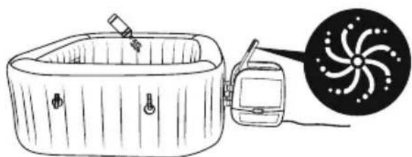 BESTWAY LayZSpa 60075 - Uso de liquido químico (no incluso): - 1