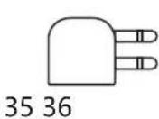 Srhythm NiceComfort 35 - Connexion de l'adaptateur pour avion - 2