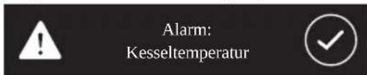 Iberital IB7 - Warnhinweise am display - 2