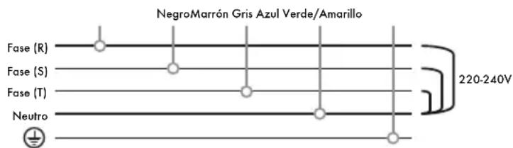 Iberital IB7 - V TRES FASES CON NEUTRO (MÁQUINAS 1-2-3 GRUPOS) - 1