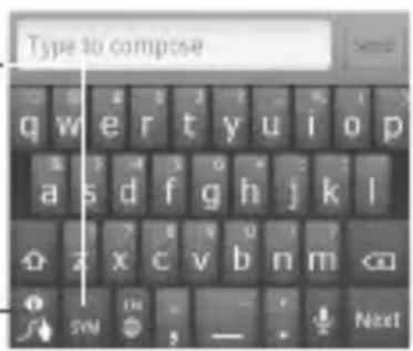 LG GP9 - Utilisation du clavier Swype - 2
