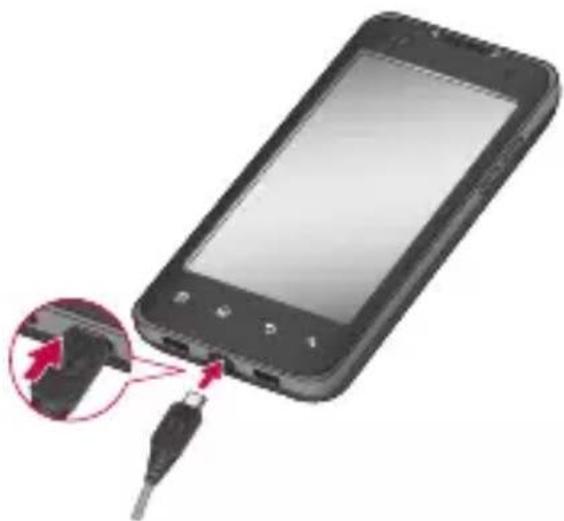 LG GP9 - Charging your phone - 1