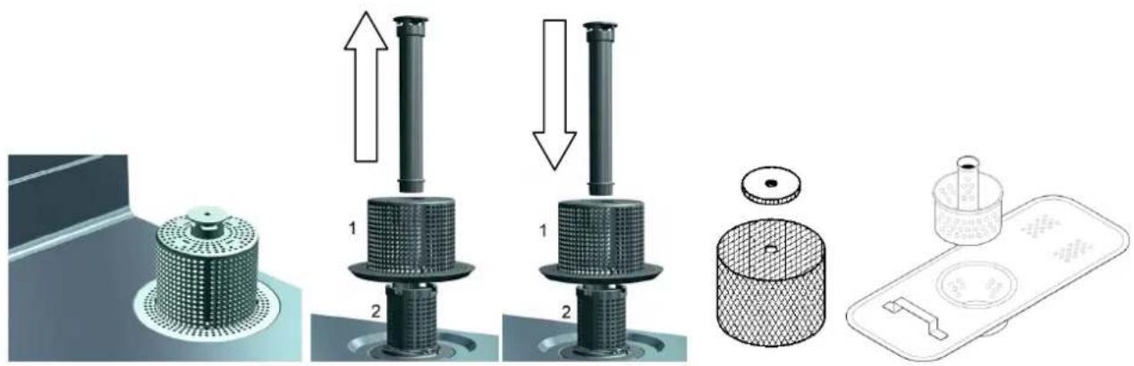 WHIRLPOOL SDD 54 USPP - CLEANING THE FILTER THROUGHOUT THE DAY - 1