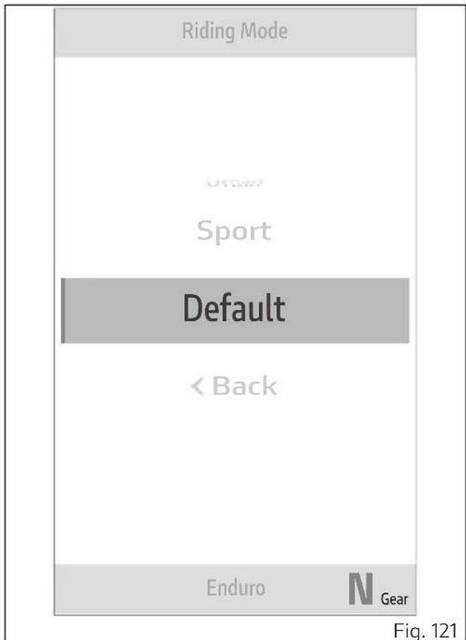 DUCATI DesertX (2023) - Réglages - Mode de conduite - Mode info - 2