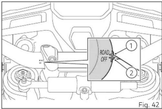 DUCATI DesertX (2023) - Réglagedu guidon - 1