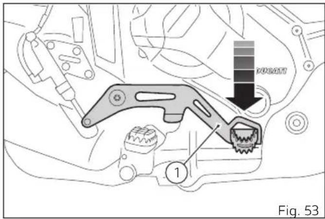DUCATI DesertX (2023) - Pédale de commande frein arrêté - 1