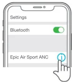 JLab Epic Air Sport ANC - L'APPAREIL BLUETOOTH NE SE CONNECTE/RECONNECTE PAS - 2