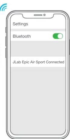 JLab Epic Air Sport ANC - ALLUMAGE/EXTINCTION AUTOMATIQUE - 3
