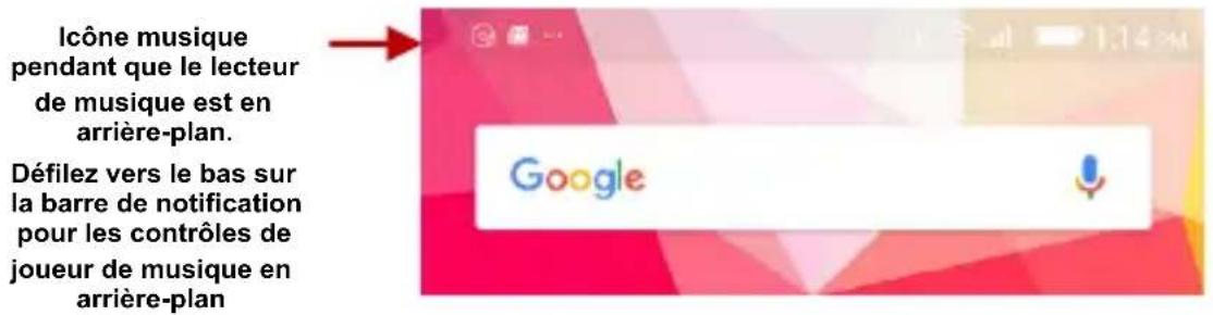 BLU Vivo XL - Régler le Lecteur de musique en arrière-plan - 1