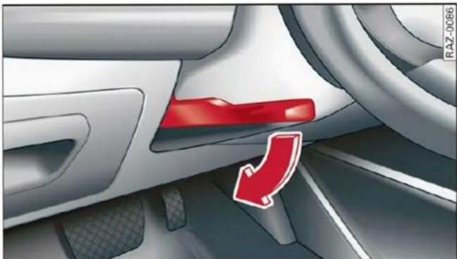 AUDI Q5 (2022) - Réglage manuel de la position du volant de direction - 1