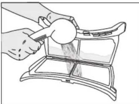 SIBIR WT 80040 S - Nettoyage du filtré à peluche / Surface interieure de la porte de chargement - 2