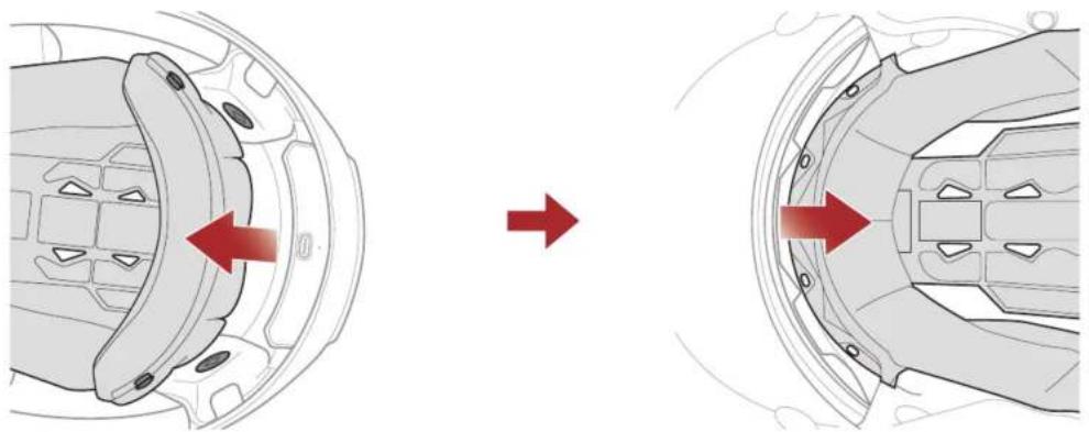 Sena Stryker - Retrait du rembourrage interne - 1