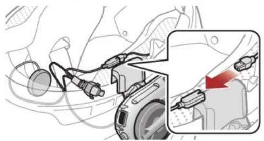 Sena 50C - Installation du microphone sur perche filaire - 5
