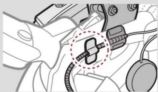 Sena 50C - Installation du microphone sur perche filaire - 3
