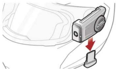 Sena 50C - Utilisation de la pince de fixation - 5