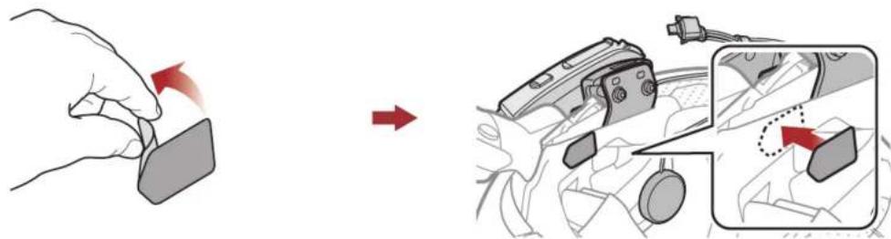 Sena 50C - Installation du microphone sur perche filaire - 1