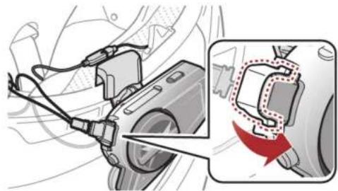Sena 50C - Installation du microphone sur perche filaire - 7