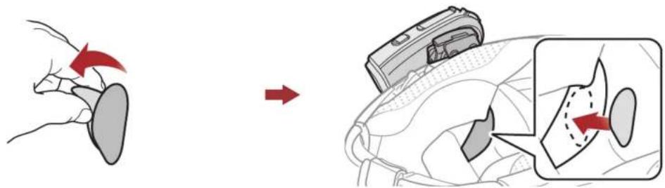 Sena 50C - Installation des haut-parleurs - 1