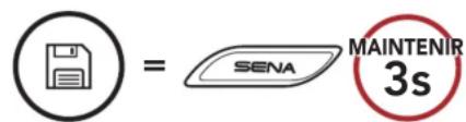Sena Latitude SX - Enregistrer les stations - 1