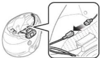 Sena SF2 - Utilisation du microphone perché filaire - 2