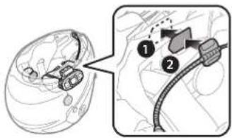 Sena SF2 - Utilisation du microphone perché filaire - 1