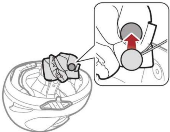 Sena ACS10 - Installation du casque audio - 7