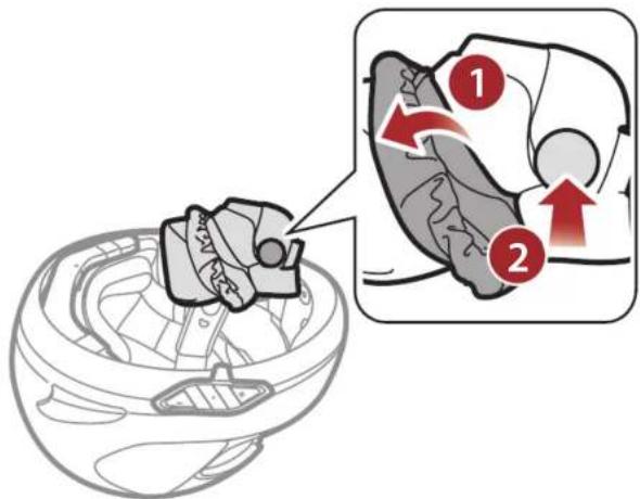 Sena ACS10 - Installation du casque audio - 6