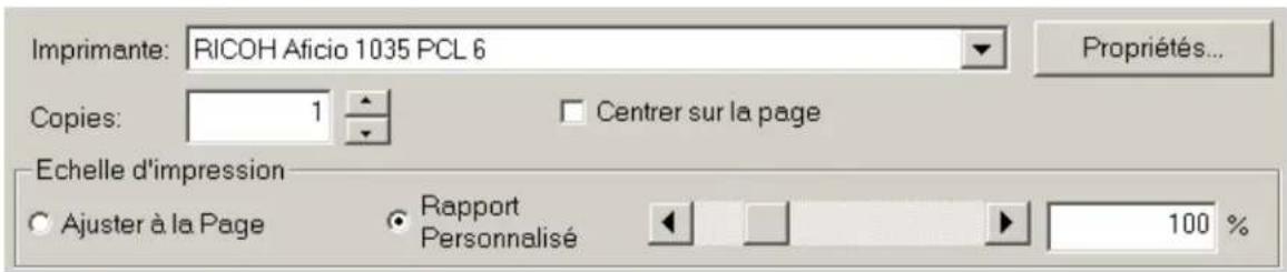 PLUSTEK OpticSlim 1180 - Paramètres d'impression - 1