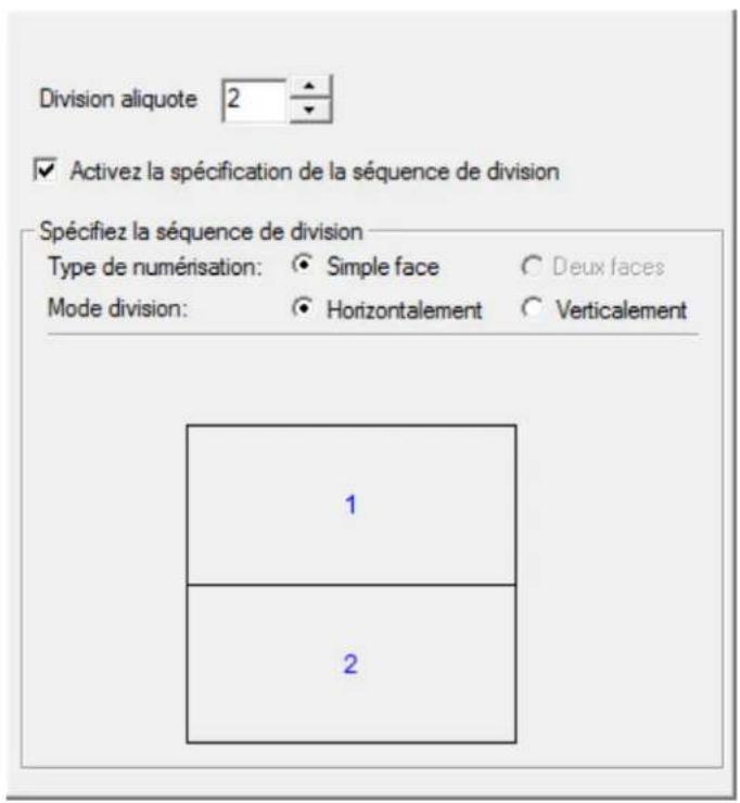 PLUSTEK OpticSlim 1180 - Fractionner (La disponibilité de cette fonction dépend du modele de scanner en votre possession) - 1