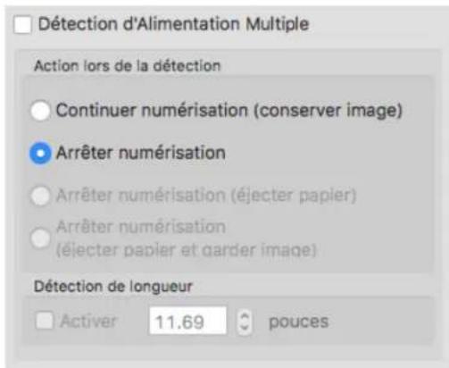 PLUSTEK OpticSlim 1180 - Détction d'Alimentation Multiple (La disponibilité de cette fonction dépend du modele de scanner en votre possession.) - 2