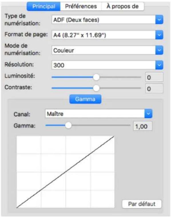 PLUSTEK OpticSlim 1180 - Paramètres de numérisation - 2