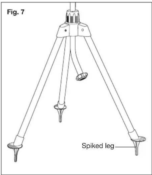 Aqua Joe AJIST39BM - Spiked Legs - 1
