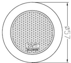 MTX Audio TX628T - Tweeters dôme soie à bobine de 28mm 90W RMS 4Ω avec aimant néodyme et filtre passif - 2