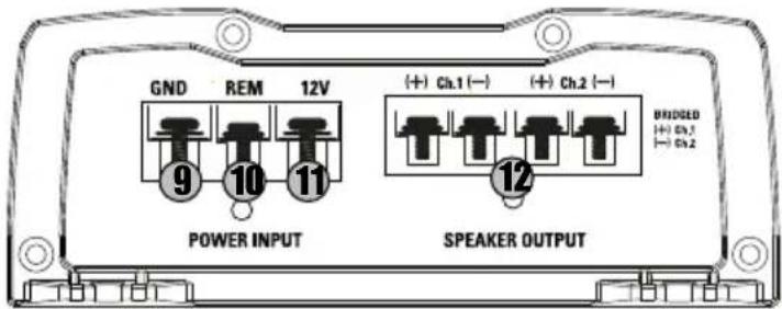 MTX Audio TX2275 - - Setari, Alimentare si conexiuni Difuzoare - 2