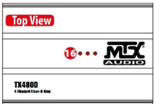 MTX Audio TX480D - Einstellungen, Strom- und Laufsprecheranschlüsse : - 5