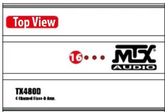 MTX Audio TX480D - Setari, Alimentare si conexiuni Difuzoare - 5